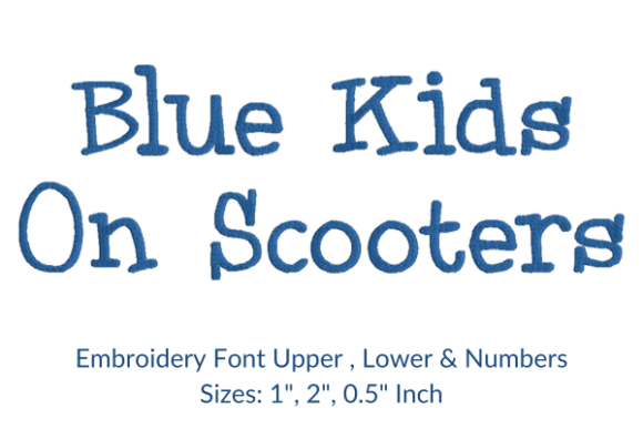 BlueKids on Scooters Font: A Designer's Field Review