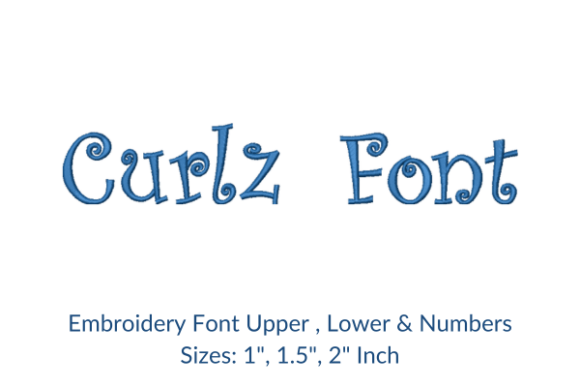 Curlz Fonts Embroidery Design Review for Craft Fairs