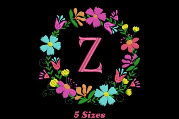 Flower Alphabet Letter Z: A Designer's Review for Business Use