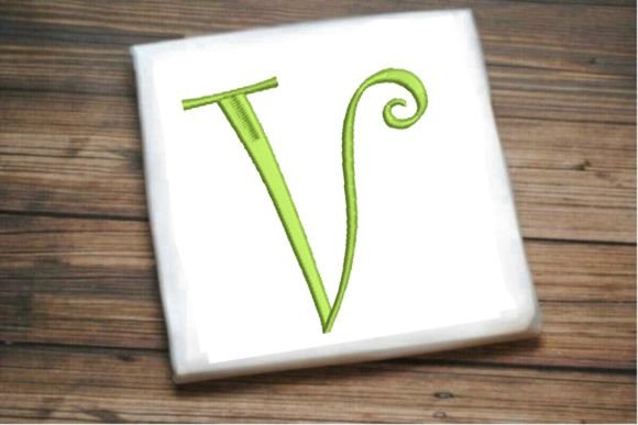 Review: Beautiful Capital V Letter Monogram for Holiday Gifts