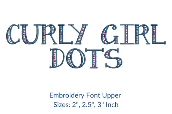 Review: Curly Girl Dots Fonts for Boutique Apparel