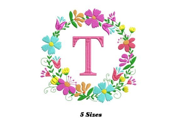 Review: Flower Alphabet Letter T for Boutique Apparel