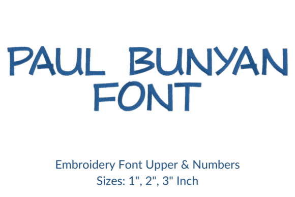 Review: Paul Bunyan Fonts for Holiday Embroidery