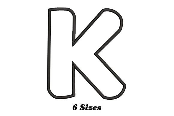 Reviewing Letter K Outline for Personalized Gifts